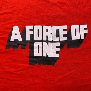 Vintage 70s A Force of One movie‎ shirt x 1979 Chuck Norris martial arts film